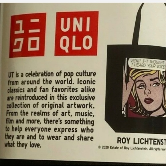 Uniqlo × ROY LICHTENSTEIN eco friendly tote bag | - Picture 13 of 13